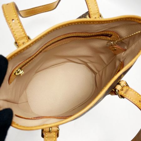  LOUIS VUITTON ルイヴィトン プチ・バケット M42238 モノグラム トートバッグ レディース ゴールド金具 布袋・ポーチ有
