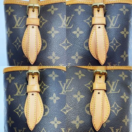 中古】 LOUIS VUITTON ルイヴィトン プチ・バケット M42238 モノグラム