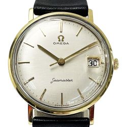 ☆☆ OMEGA オメガ シーマスター シルバー×ゴールド 手巻き ヴィンテージ 腕時計 メンズ Bランク