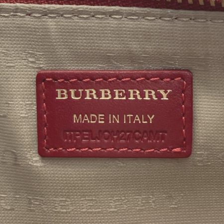  BURBERRY バーバリー ノバチェック ポーチ ベージュ×ブラック シャドーホース 布袋有