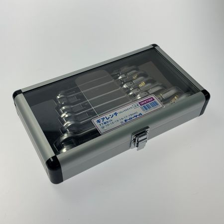  SUPERTOOL スーパーツール《 ギアレンチ７本組セット 》フレックスタイプ / GRW700F シルバー