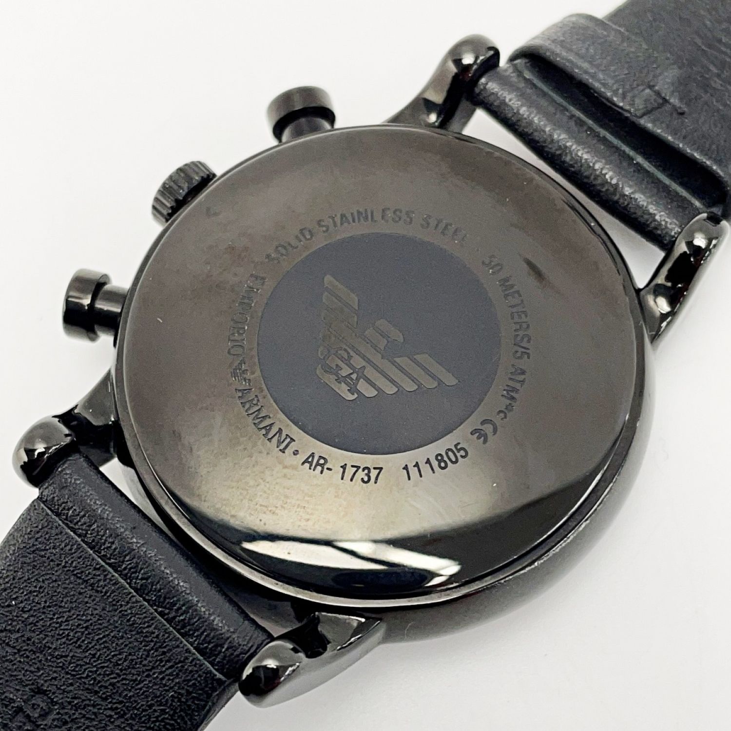 【新品】エンポリオ・アルマーニ 腕時計 メンズ クォーツ クロノグラフ