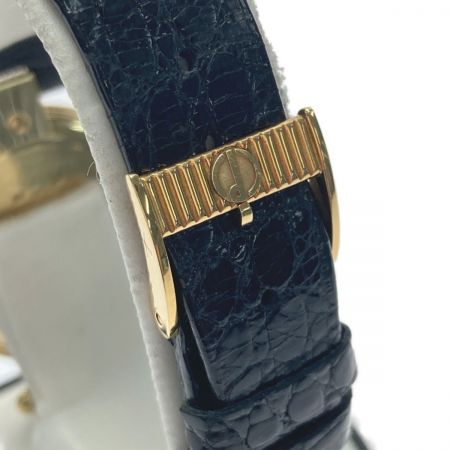  dunhill ダンヒル K18YG ラウンド 10620 ホワイト文字盤 クォーツ メンズ 腕時計