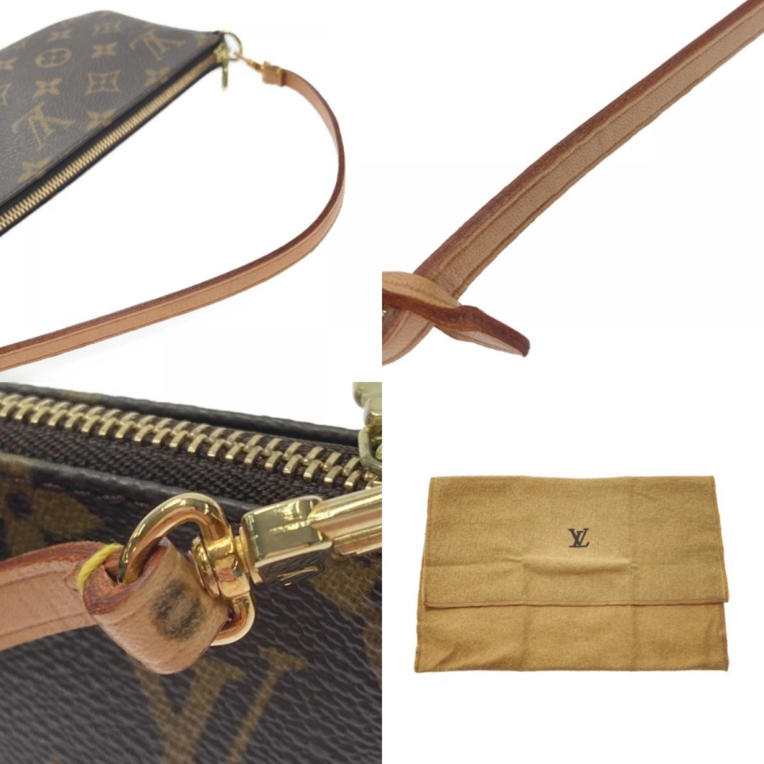 中古】 LOUIS VUITTON ルイヴィトン モノグラム ポシェット アクセ