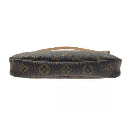  LOUIS VUITTON ルイヴィトン モノグラム ポシェット アクセソワール M51980 ブラウン アクセサリーポーチ 布袋有