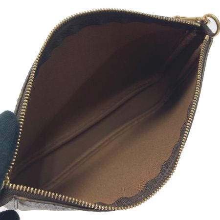  LOUIS VUITTON ルイヴィトン モノグラム ポシェット アクセソワール M51980 ブラウン アクセサリーポーチ 布袋有