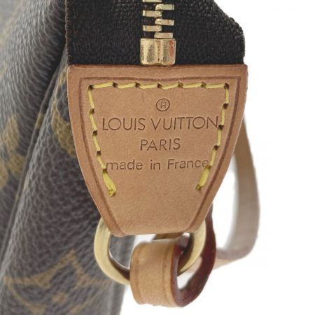  LOUIS VUITTON ルイヴィトン モノグラム ポシェット アクセソワール M51980 ブラウン アクセサリーポーチ 布袋有