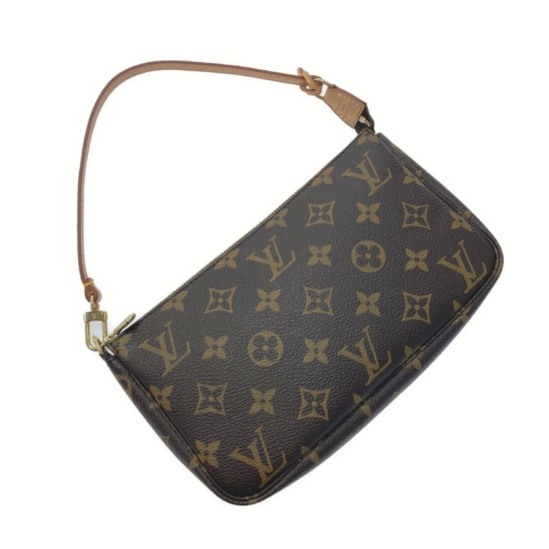 中古】 LOUIS VUITTON ルイヴィトン モノグラム ポシェット アクセ ...