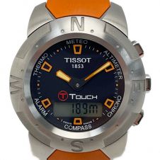 中古】 TISSOT ティソ PRC100 デイト P870/970 ブラック クォーツ