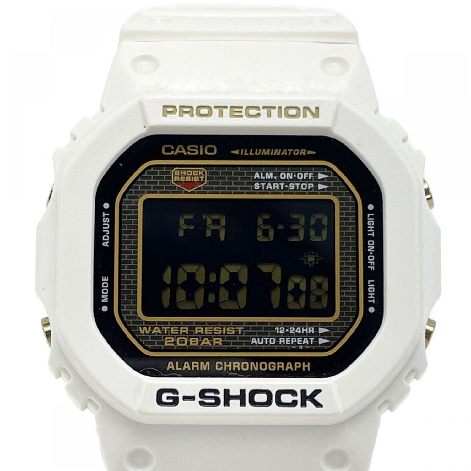 中古】 CASIO カシオ G-SHOCK 25周年記念 Rising White DW-5025B-7JF