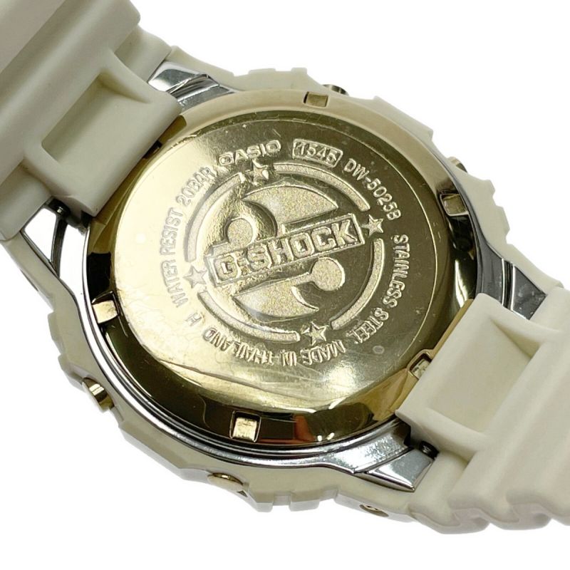 中古】 CASIO カシオ G-SHOCK 25周年記念 Rising White DW-5025B-7JF