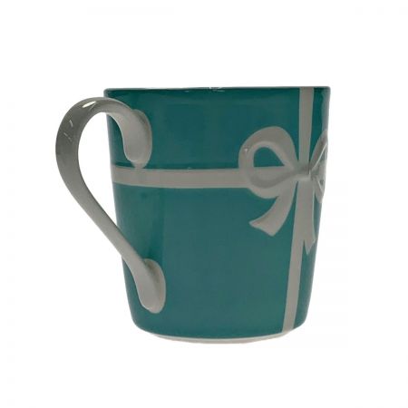  Tiffany & Co. ティファニー 《 リボン ブルー ボックス マグカップ2客＆プレート 》Tiffany & Co. 