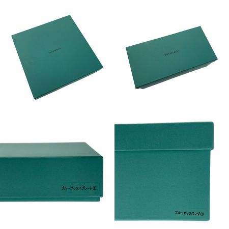  Tiffany & Co. ティファニー 《 リボン ブルー ボックス マグカップ2客＆プレート 》Tiffany & Co. 