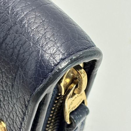  COACH コーチ ラウンドファスナー財布 F53882 ネイビー レディース