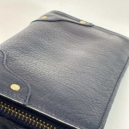  COACH コーチ ラウンドファスナー財布 F53882 ネイビー レディース