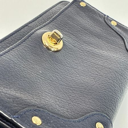  COACH コーチ ラウンドファスナー財布 F53882 ネイビー レディース
