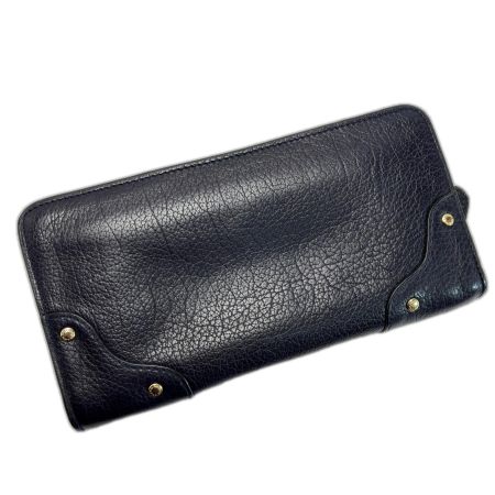  COACH コーチ ラウンドファスナー財布 F53882 ネイビー レディース