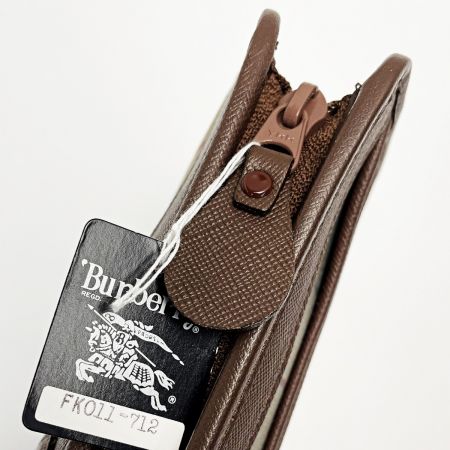  BURBERRY バーバリー セカンドバッグ FK011-712 メガチェック ヴィンテージ キャンバス×レザー メンズ