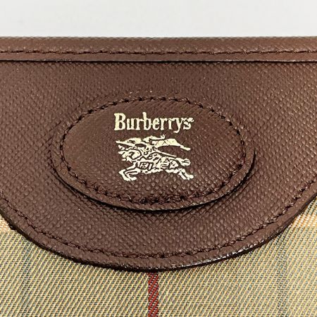  BURBERRY バーバリー セカンドバッグ FK011-712 メガチェック ヴィンテージ キャンバス×レザー メンズ