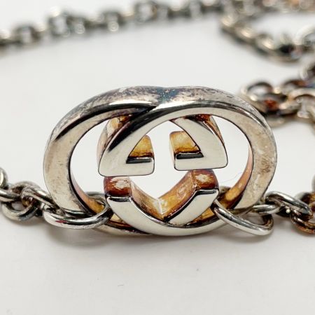  GUCCI グッチ ダブルG 925 ペンダント ロングネックレス シルバー