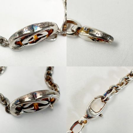  GUCCI グッチ ダブルG 925 ペンダント ロングネックレス シルバー