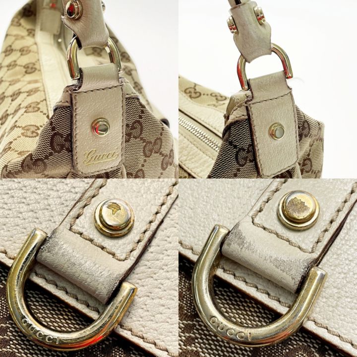 GUCCI グッチ ワンショルダーバッグ 153025 ブラウン キャンバス 