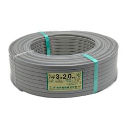 ☆☆ 弥栄電線 弥栄電線株式会社《 VVFケーブル 平形 》100m巻 / 灰色 / VVF3×2.0 / 10760324 グレー Nランク