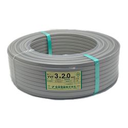 ☆☆ 弥栄電線 弥栄電線株式会社《 VVFケーブル 平形 》100m巻 / 灰色 / VVF3×2.0 / 10760307 グレー Nランク