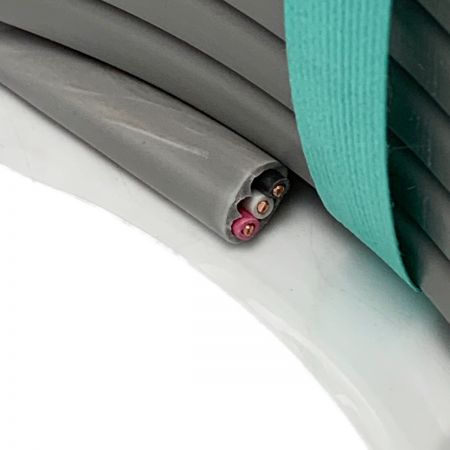  弥栄電線 弥栄電線株式会社《 VVFケーブル 平形 》100m巻 / 灰色 / VVF3×2.0 / 10760307 グレー