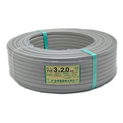 ☆☆ 弥栄電線 弥栄電線株式会社《 VVFケーブル 平形 》100m巻 / 灰色 / VVF3×2.0 / 10760310 グレー Nランク