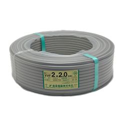 ☆☆ 弥栄電線 弥栄電線株式会社《 VVFケーブル 》100m巻 / 灰色 / VVF2×2.0 / 60451733 グレー Nランク