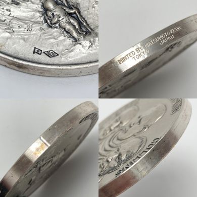 造幣局 アポロ11号 月着陸記念メダル 月面着陸 純銀 SV1000 松本