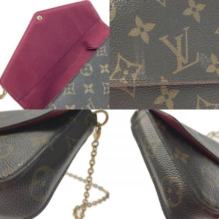  LOUIS VUITTON ルイヴィトン モノグラム ポシェット・フェリシー M61276 ショルダーバッグ チェーンバッグ