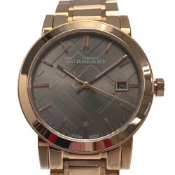 ☆☆ BURBERRY バーバリー シティ デイト BU9005 クォーツ メンズ 腕時計 Bランク