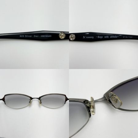  A'rossy silver925 サングラス 限定生産 209250405 眼鏡フレーム ケース有