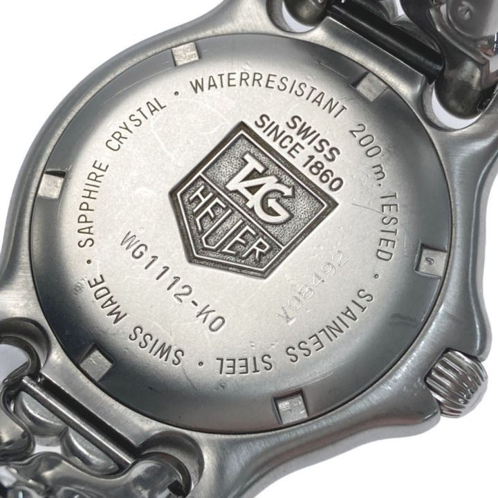 中古】 TAG HEUER タグホイヤー S/el セルシリーズ プロフェッショナル WG1112-KO ホワイト クォーツ メンズ  腕時計｜総合リサイクルショップ なんでもリサイクルビッグバン オンラインストア