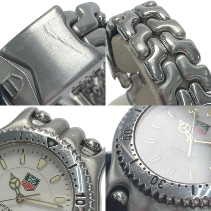 中古】 TAG HEUER タグホイヤー S/el セルシリーズ プロフェッショナル WG1112-KO ホワイト クォーツ メンズ  腕時計｜総合リサイクルショップ なんでもリサイクルビッグバン オンラインストア