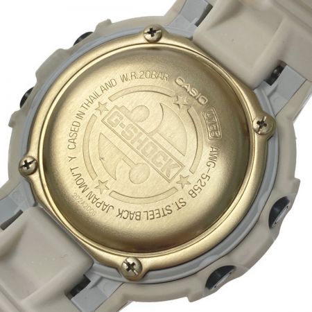 CASIO カシオ G-SHOCK ライジングホワイト 25周年記念 AWG-525B-7AJF 電波ソーラー メンズ 腕時計 箱有 Bランク