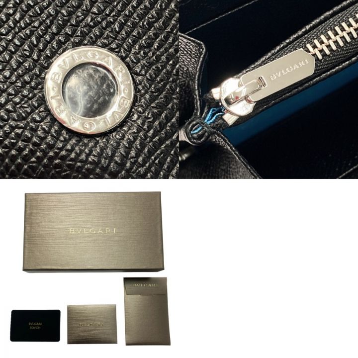 中古】 BVLGARI ブルガリ ラウンドファスナー長財布 284230 ブラック ブルガリブルガリ レザー メンズ 箱有｜総合リサイクルショップ  なんでもリサイクルビッグバン オンラインストア