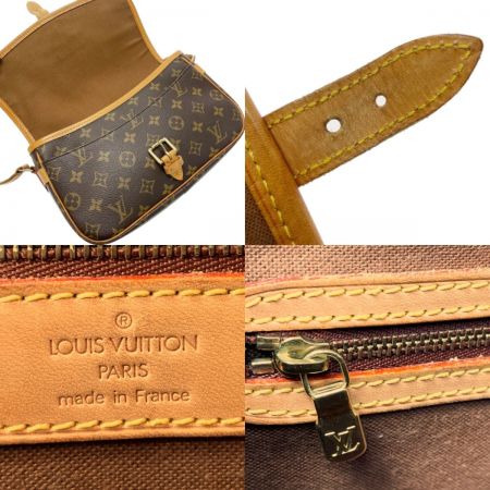 LOUIS VUITTON ルイヴィトン モノグラム ソローニュ M42250 ブラウン ショルダーバッグ