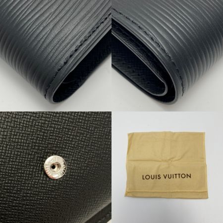  LOUIS VUITTON ルイヴィトン エピ ポルトフォイユ マルコ NM M62289 ブラック 2つ折り財布 布袋有