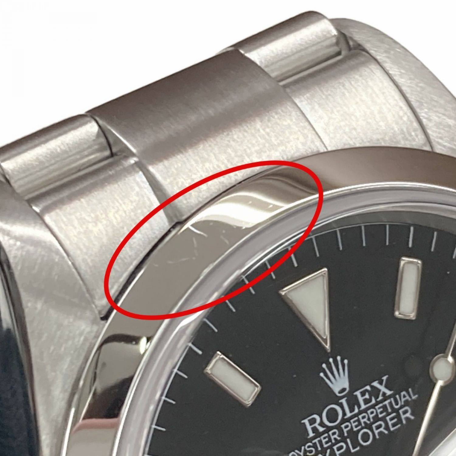 ロレックス ROLEX 114270 F番(2004年頃製造) ブラック メンズ 腕時計