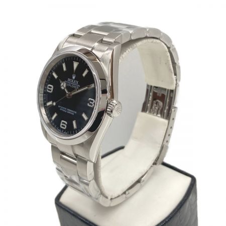  ROLEX ロレックス エクスプローラー1 F番 114270 ブラック 自動巻き メンズ 腕時計 箱・取説有