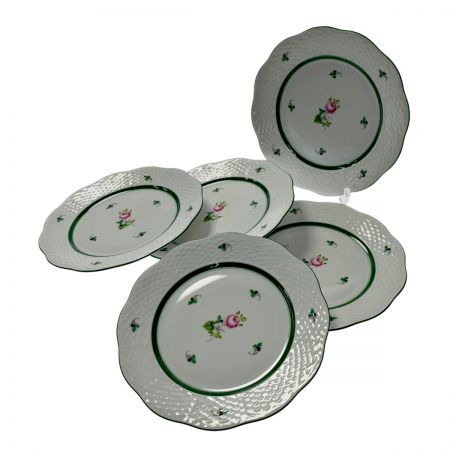  Herend ヘレンド 《 ウィーンの薔薇 》19cm / プレート / 6枚セット