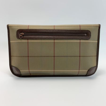  Burberrys バーバリーズ メガチェック レトロ カーキ クラッチバッグ  メンズ 