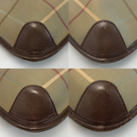  Burberrys バーバリーズ メガチェック レトロ カーキ クラッチバッグ  メンズ 