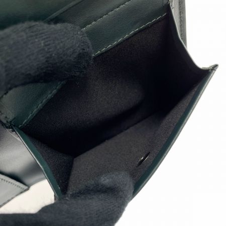  Paul Smith ポールスミス マーケトリーストライプ ラビット BPS655 グリーン 二つ折り財布 メンズ