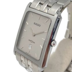 ☆☆ RADO ラドー ダイヤスター デイト 160.0442.3 シルバー クォーツ メンズ 腕時計 DIASTAR Bランク