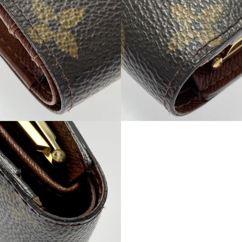 中古】 LOUIS VUITTON ルイヴィトン モノグラム ポルトモネ ビエ