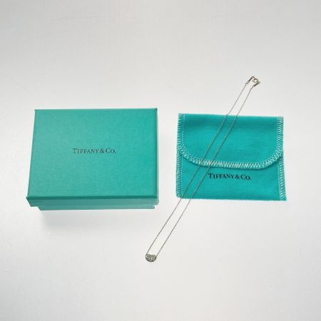  Tiffany & Co. ティファニー ビーンズ パヴェ 15ポイントダイヤ ネックレス PT950 ビーン 箱・布袋有